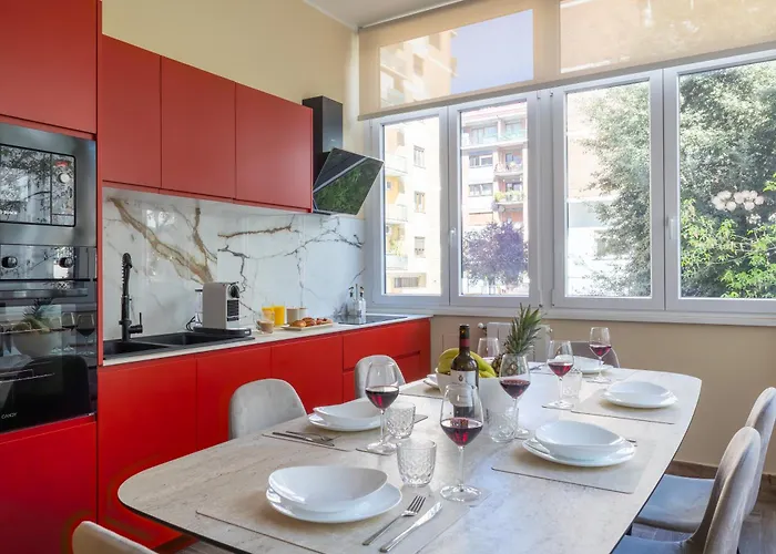Apartman Spacious Three Bedroom Design Near Circo Massimo Róma